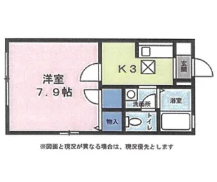 エスポワールB【1階】の間取り
