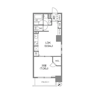 東京都中央区新川1【マンション】の間取り