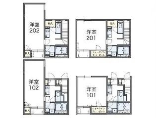 レオネクストエスペランサ【2階】の間取り