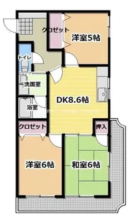 アーク氷川台II【2階】の間取り