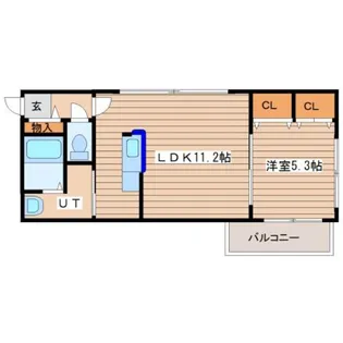 セルバテール琴似【4階】の間取り