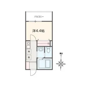 東京都東村山市秋津町1【アパート】の間取り