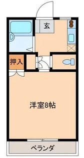 セゾンライフパディ【2階】の間取り