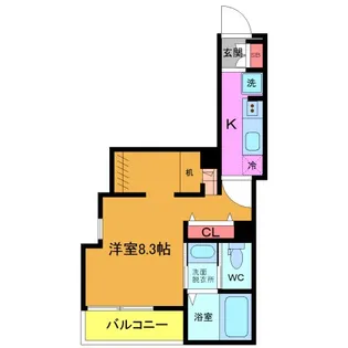 My Style Vintage津田沼南【2階】の間取り