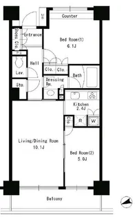 パークアクシス文京ステージ【1階】の間取り