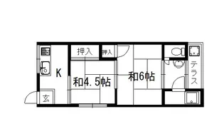 丸阿荘【2階】の間取り