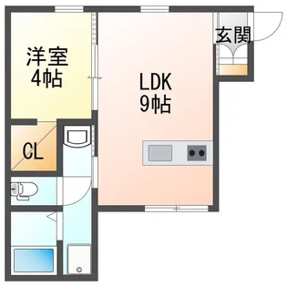 アーバンブランチ鳥屋野【2階】の間取り