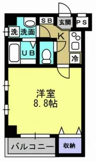シンシア壱番館【2階】の間取り