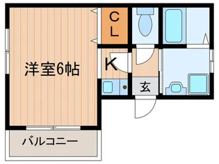 TAKAOマンション【2階】の間取り