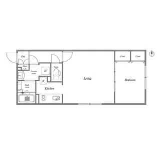 GRAN PASEO中野【2階】の間取り