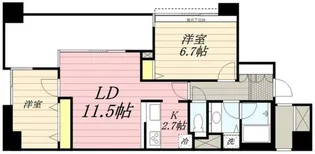 LANAI T GARDEN【6階】の間取り