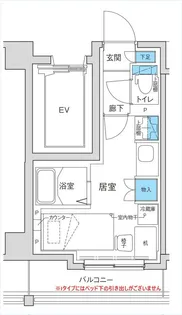 キャンパスヴィレッジ武蔵小杉【4階】の間取り