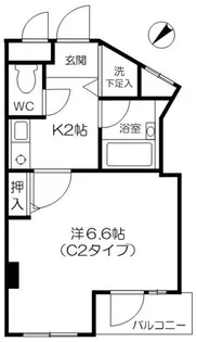 ランブラス国分寺【2階】の間取り