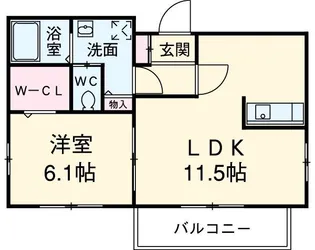 新浜ストリート【1階】の間取り
