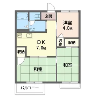 マロンハイムASUKA【2階】の間取り