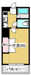 プレステージ横田【1階】の間取り