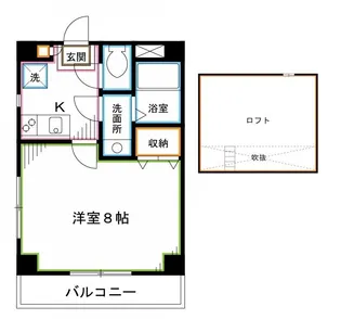 シャンボール中野【4階】の間取り