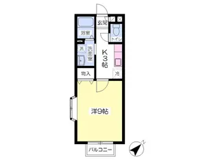 コンフォートヒルズ【1階】の間取り