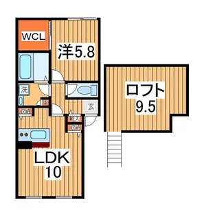 PRIMA NOZZE柏壱番館【1階】の間取り