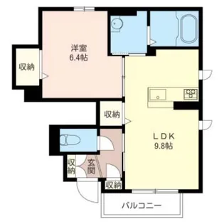 ヴィラ ヒルズ【1階】の間取り