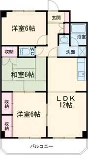 フローラハウス【5階】の間取り