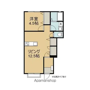 ペイシス咲II【1階】の間取り