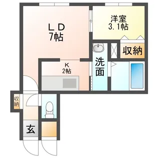 ステージ表町(ステージ オモテマチ)【4階】の間取り