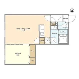 東京都目黒区原町2【マンション】の間取り