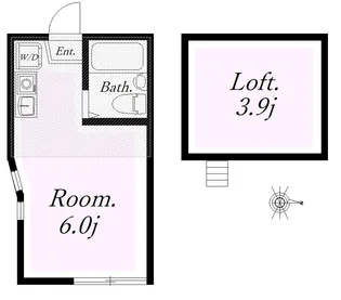 ネオステージ横須賀中央【2階】の間取り