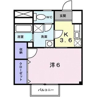 イースト・バード【2階】の間取り