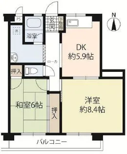 山本マンション【3階】の間取り