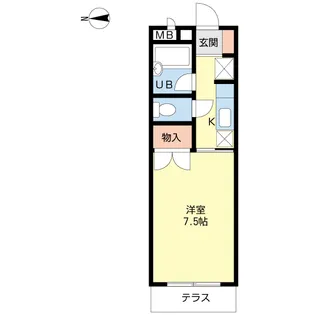 エクセル・ミクニIII【1階】の間取り