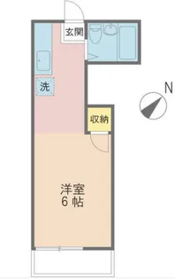 ポルシェ聖蹟桜ヶ丘II【1階】の間取り
