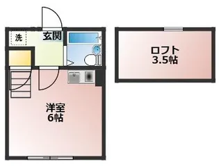 オーガスタハイツ【1階】の間取り
