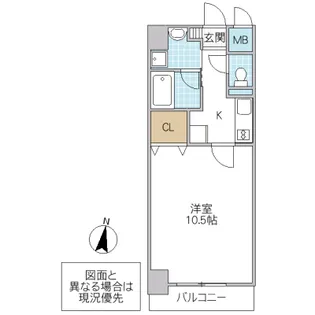 WohlStand・Eins【10階】の間取り
