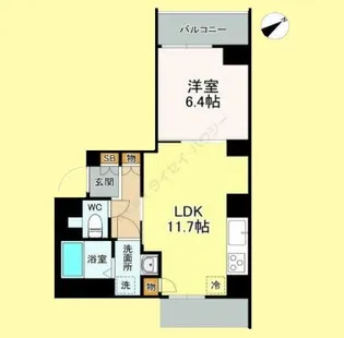 LASA戸越I【1階】の間取り