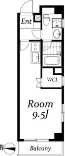 第3メゾンドヨシノ【3階】の間取り