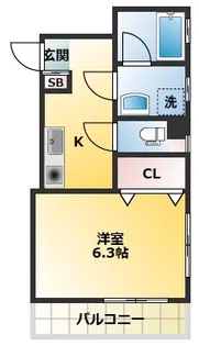 Luz(ルース)【3階】の間取り