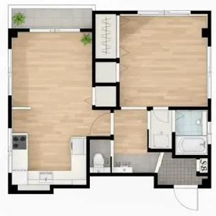 樋口ハイツ【3階】の間取り