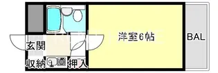 ベルハイム友井【2階】の間取り