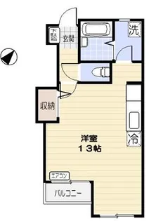 フィオリーシェ大宮の間取り