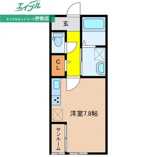 アルコバレーノ【1階】の間取り