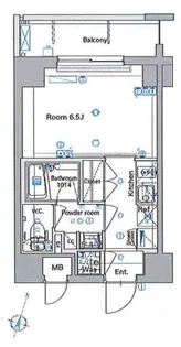 メイクスデザイン横浜阪東橋【3階】の間取り