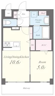 AZURE大手町【3階】の間取り