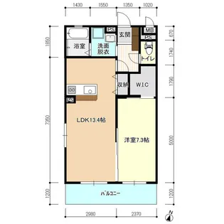 ザ・レジデンシャル【5階】の間取り