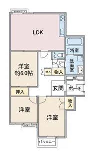 ガーデン目黒【2階】の間取り