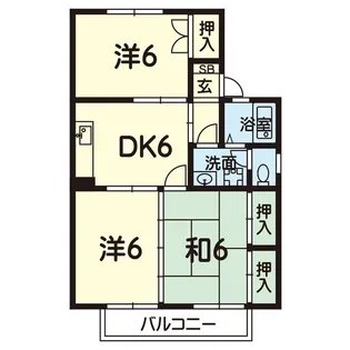 セジュール室【2階】の間取り