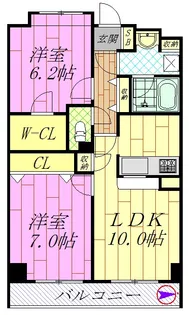 ベイシティ葛西2【1階】の間取り