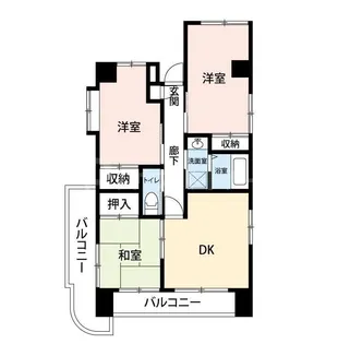 エクセルハイツKEYAKI【6階】の間取り