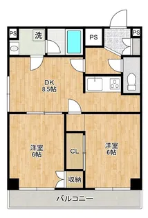 グランデ蕨【8階】の間取り